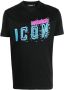 DSQUARED2 Icon-print cotton T-shirt Zwart - Thumbnail 1