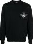 DSQUARED2 Trui met esdoornblad-patroon Zwart - Thumbnail 1