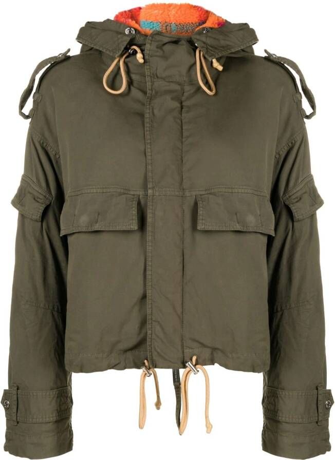 DSQUARED2 Jack met capuchon Groen