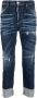 DSQUARED2 Jeans met geborduurde bloemen Blauw - Thumbnail 1