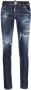 DSQUARED2 Jeans met gerafeld-effect Blauw - Thumbnail 1