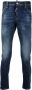 Dsquared2 Jeans met logopatch heren katoenPolyester Elastane katoen 42 Blauw - Thumbnail 1