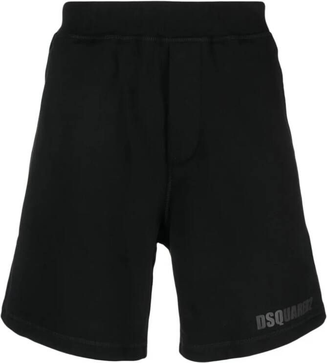 Dsquared2 Jersey shorts Zwart