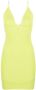 DSQUARED2 Jurk met V-hals 173 CYBER YELLOW - Thumbnail 1