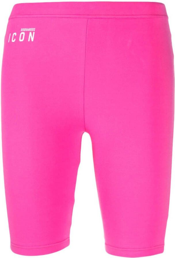 Dsquared2 Katoenen shorts Roze