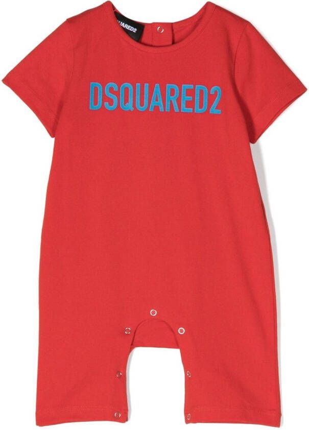 Dsquared2 Kids Babypakje met logoprint Rood