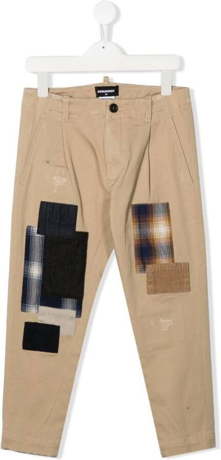 Dsquared2 Kids Chino met patchdetail Beige