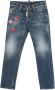 Dsquared2 Kids Cle t straight jeans Blauw - Thumbnail 1