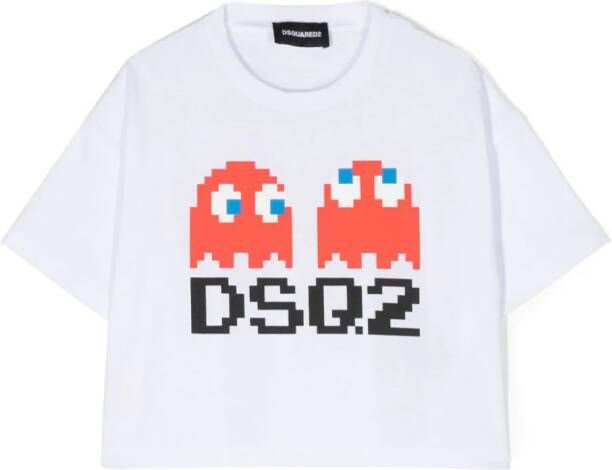 Dsquared2 Kids Cropped top Wit