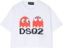 Dsquared2 Kids Cropped top Wit - Thumbnail 1
