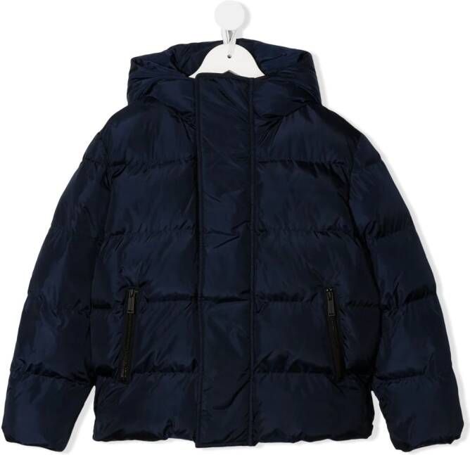 DSQUARED2 KIDS Donsjack met capuchon Blauw
