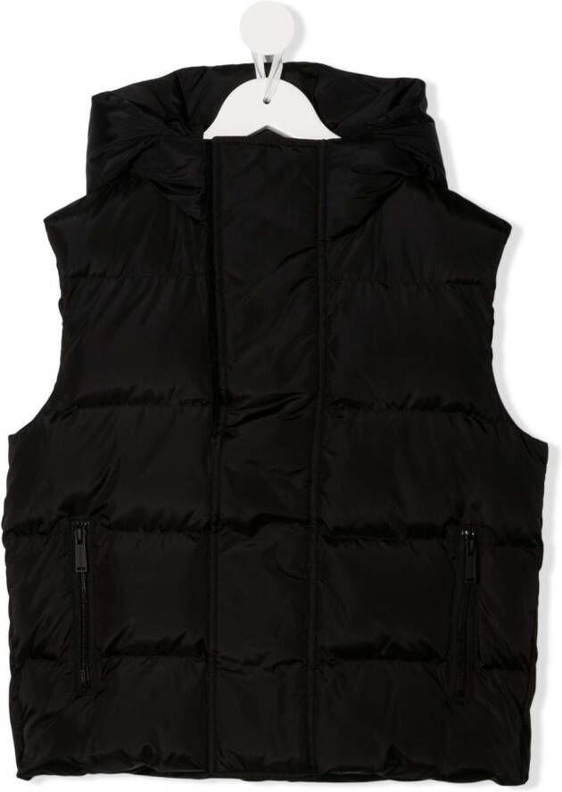 DSQUARED2 KIDS Donsjack met capuchon Zwart