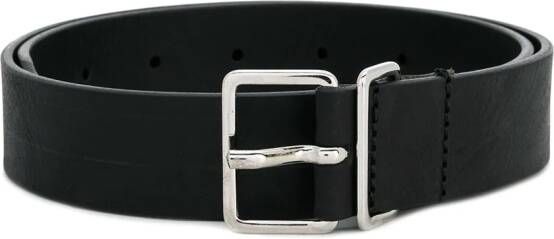 DSQUARED2 KIDS geborduurde riem met logo Zwart