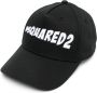 DSQUARED2 KIDS Honkbalpet met logopatch Zwart - Thumbnail 1