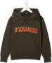 DSQUARED2 KIDS Hoodie met logoprint Groen - Thumbnail 1