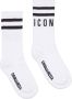 DSQUARED2 KIDS Intarsia sokken Wit - Thumbnail 1