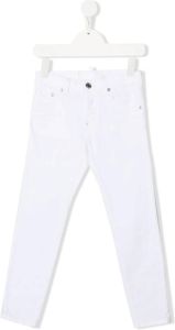 Dsquared2 Kids Jeans met logopatch Wit