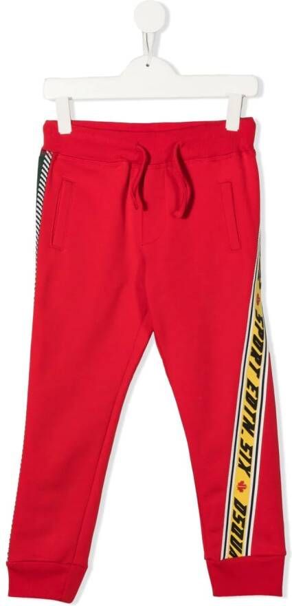 DSQUARED2 KIDS Joggingbroek met logoband Rood