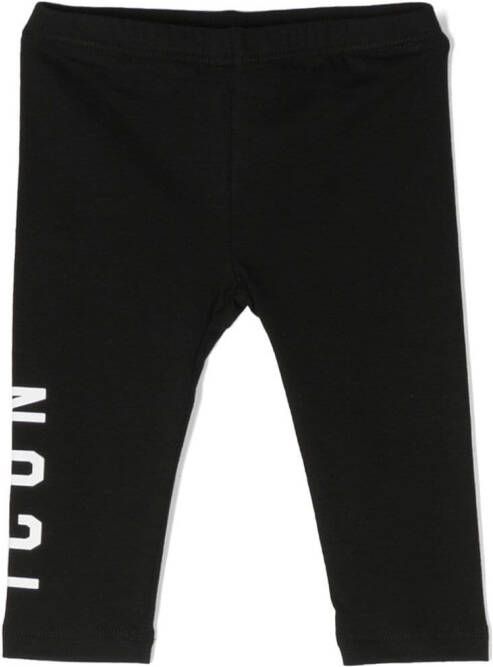 DSQUARED2 KIDS Legging met logoprint Zwart