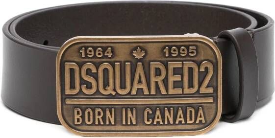 DSQUARED2 KIDS Riem met logogesp Bruin
