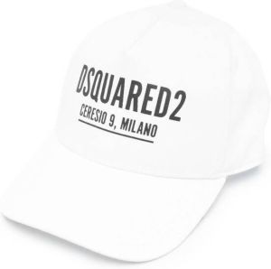 Dsquared2 Kids logo-print baseball cap Wit