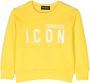 DSQUARED2 KIDS Sweater met logoprint Geel - Thumbnail 1