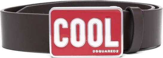 DSQUARED2 KIDS Riem met logogesp Bruin