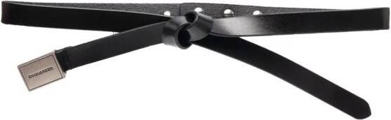 DSQUARED2 KIDS Riem met logogesp Zwart
