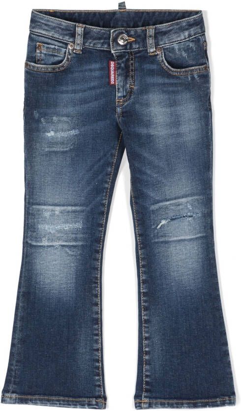 Dsquared2 Kids Flared jeans Blauw