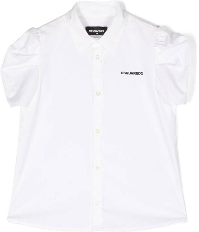 Dsquared2 Kids Shirt met korte mouwen Wit