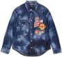 DSQUARED2 KIDS Shirt met logopatch Blauw - Thumbnail 1