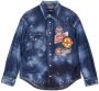 Dsquared2 Kids Shirt met logopatch Blauw - Thumbnail 1