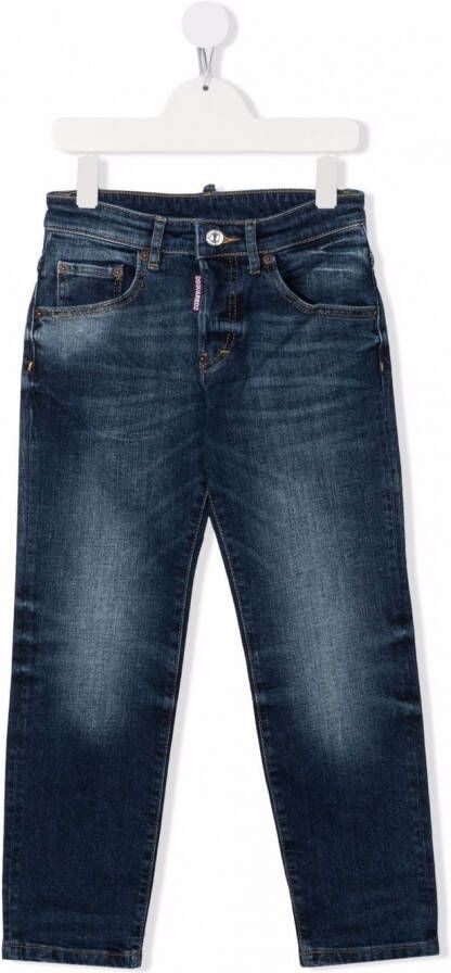 DSQUARED2 KIDS Slim-fit jeans Blauw