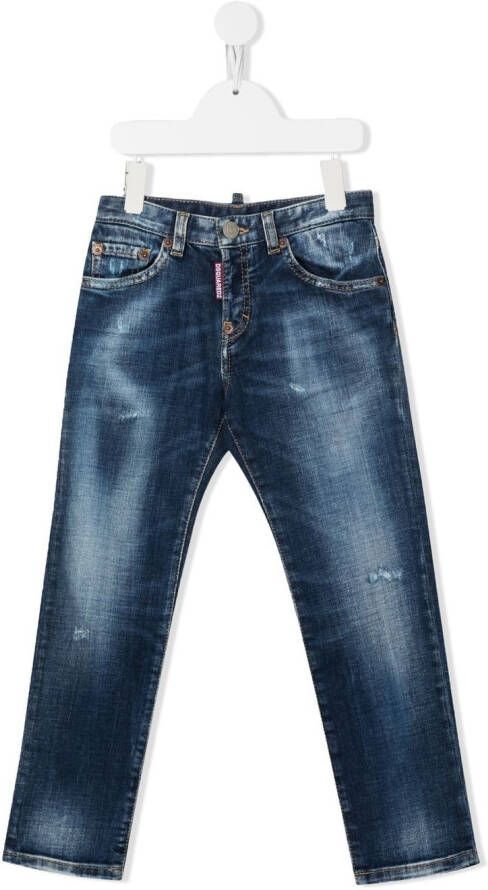 DSQUARED2 KIDS Slim-fit jeans Blauw