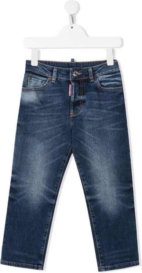 DSQUARED2 KIDS Straight jeans Blauw