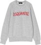 Dsquared2 Kids Sweater met logoprint Grijs - Thumbnail 1