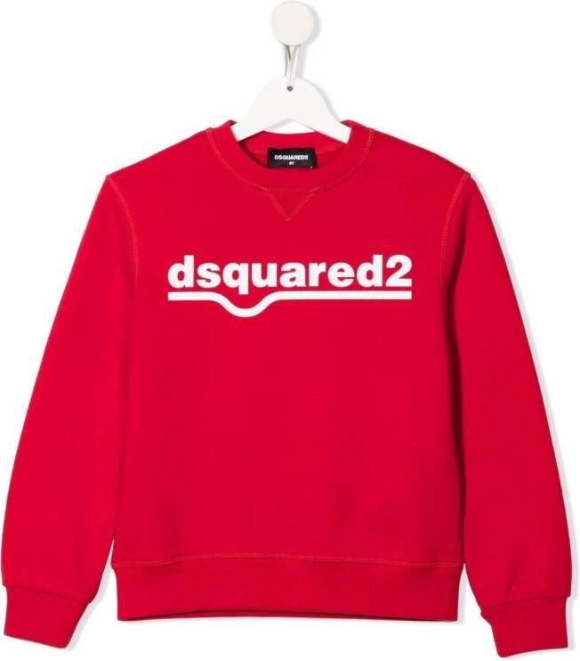 DSQUARED2 KIDS Sweater met logoprint Rood