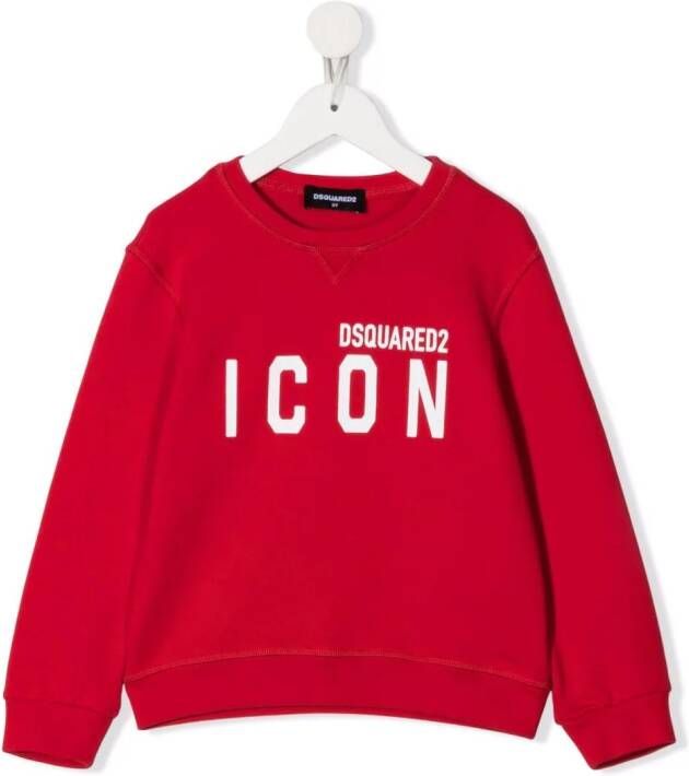 DSQUARED2 KIDS Sweater met print Rood