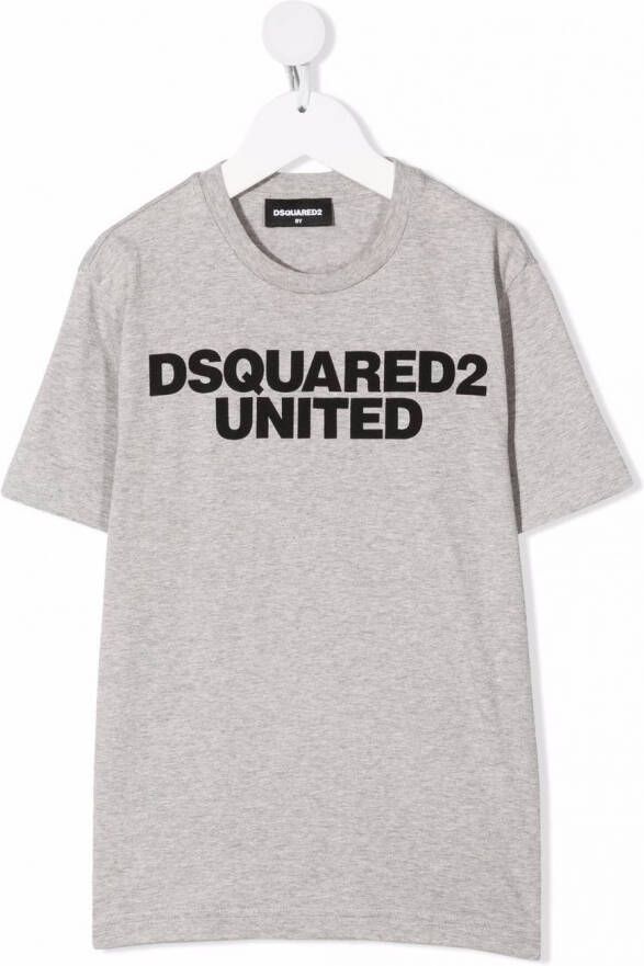 Dsquared2 Kids T-shirt met logoprint Grijs