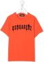 Dsquared2 Kids T-shirt met logoprint Oranje - Thumbnail 1