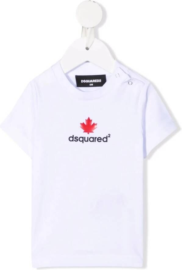DSQUARED2 KIDS T-shirt met logoprint Wit