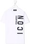 DSQUARED2 KIDS T-shirt met logoprint Wit - Thumbnail 1