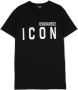 DSQUARED2 KIDS T-shirt met logoprint Zwart - Thumbnail 1