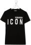 DSQUARED2 KIDS T-shirt met logoprint Zwart - Thumbnail 1