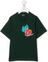 Dsquared2 Kids T-shirt met patch-detail Groen - Thumbnail 1