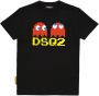 Dsquared2 Kids T-shirt met print Zwart - Thumbnail 1
