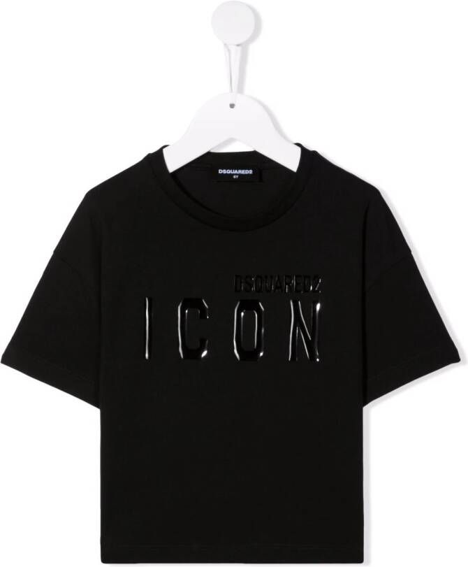DSQUARED2 KIDS T-shirt met print Zwart