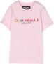 Dsquared2 Kids T-shirt met tekst Roze - Thumbnail 1