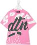 Dsquared2 Kids T-shirt met tekst Roze - Thumbnail 1