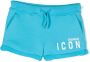 DSQUARED2 KIDS Trainingsshorts met logoprint Blauw - Thumbnail 1